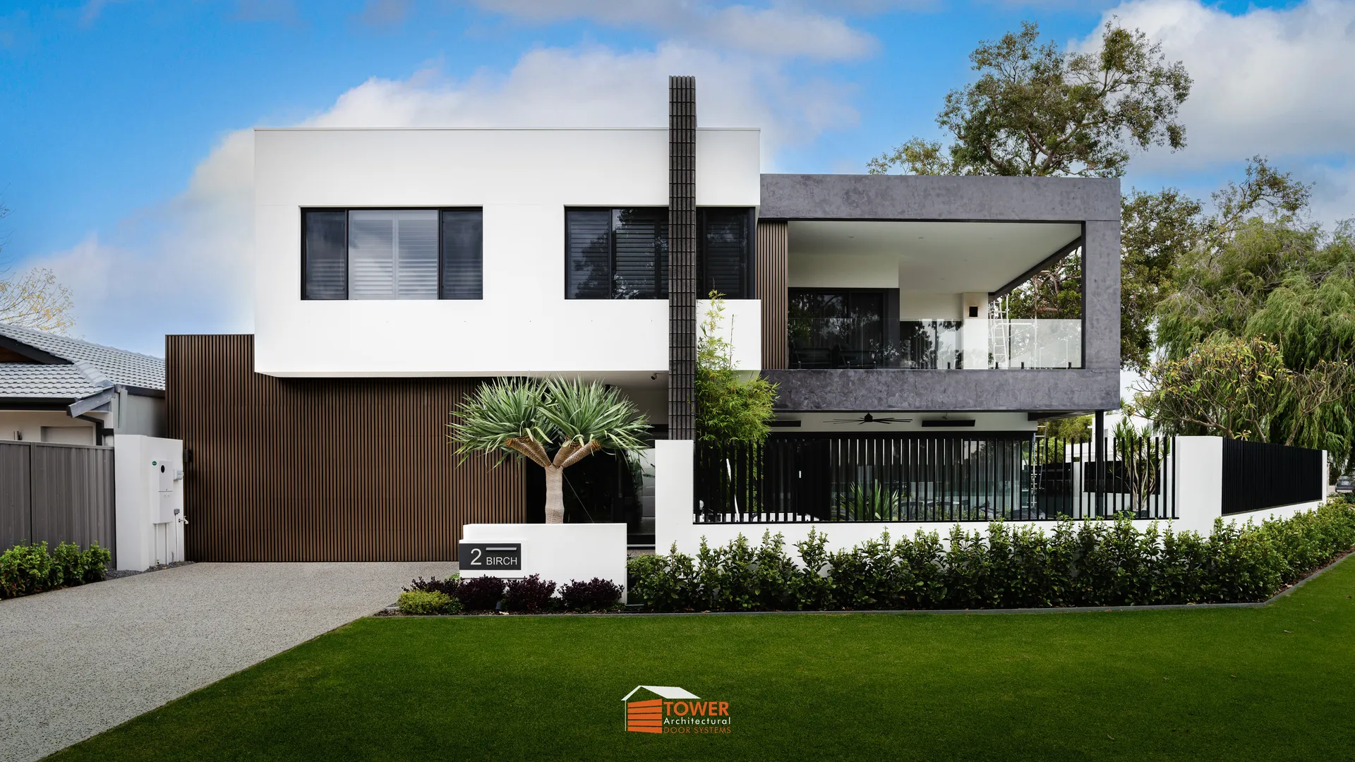 Architectural Range — Batten Series Location: Perth Builder: Zagari Homes Style Profile: A warm, sculptural take on contemporary architecture, this Batten Series installation uses rich Electro Bronze tones to introduce depth and natural elegance.