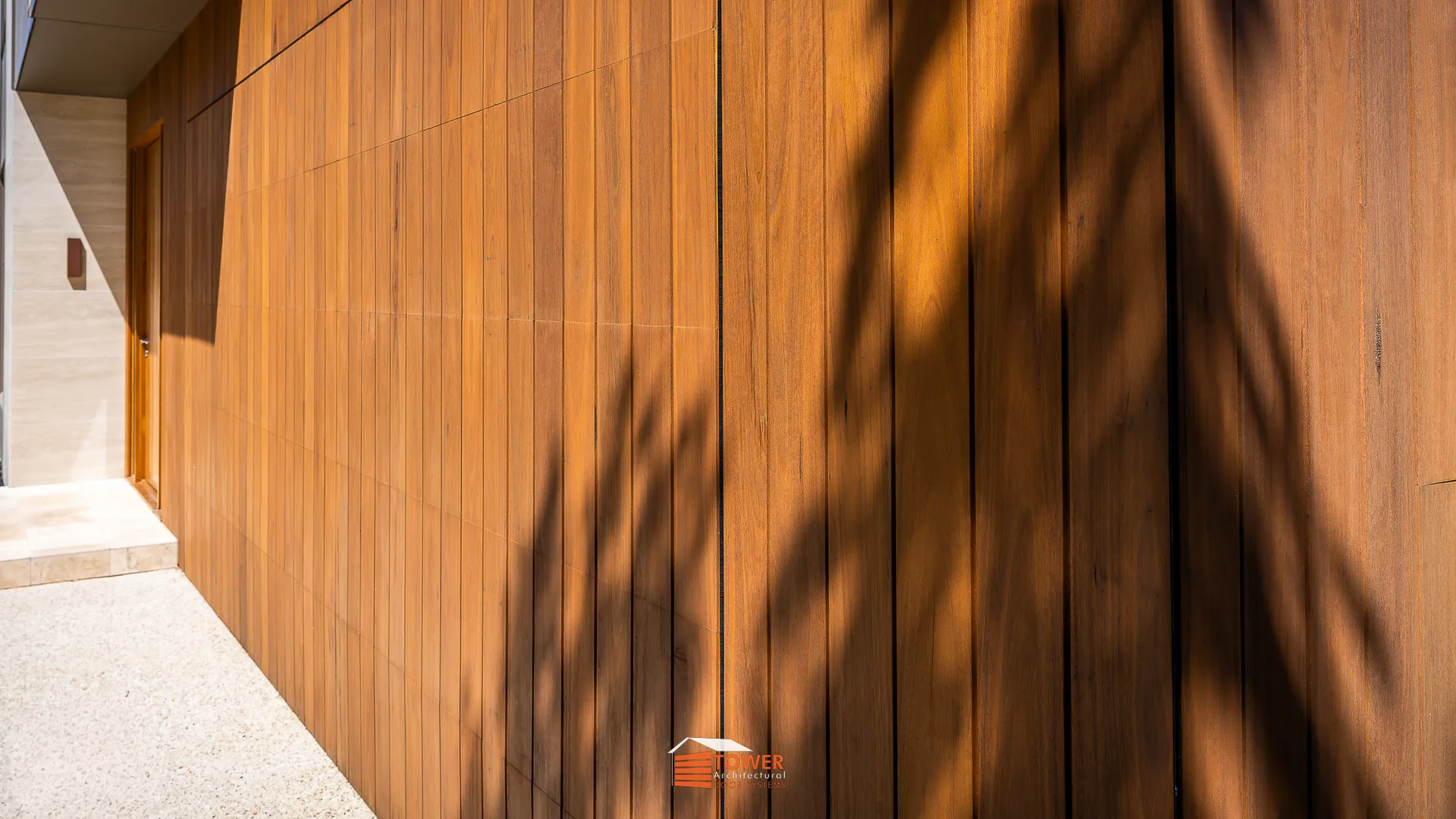 Architectural Range — Natural Series Location: Melbourne Style Profile: A refined natural façade blending minimalist geometry with the warmth of real Australian timber.